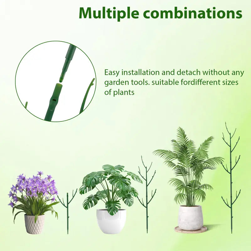 Stackable Monstera Plant Support Stakes — 6 Piece Set PLANT SUPPORT · PLANT CARE COLLECTION