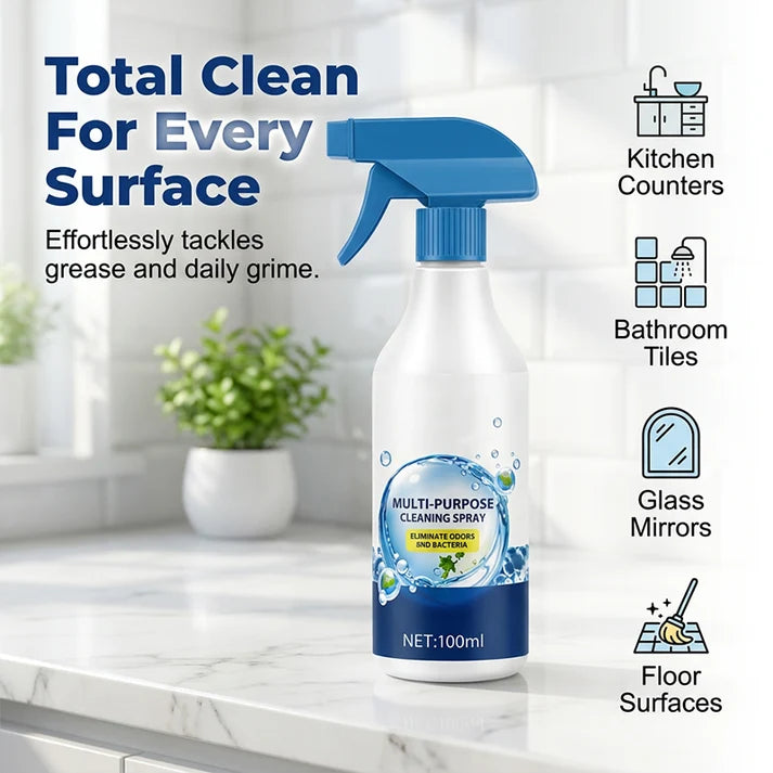 Multi-adaptive cleaning spray