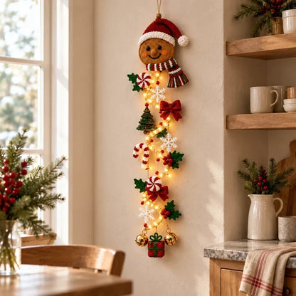 🎄Glowing Christmas Door Hanger – 6 Festive Light-Up Designs✨